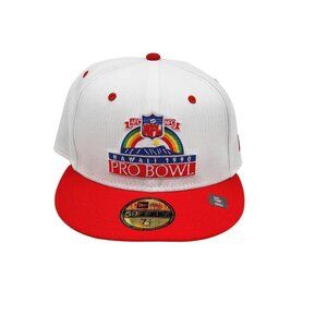 Vintage NFL Pro Bowl Hat Cap Fitted Mens 7 1/2 NFL Football New‎ Era 90s